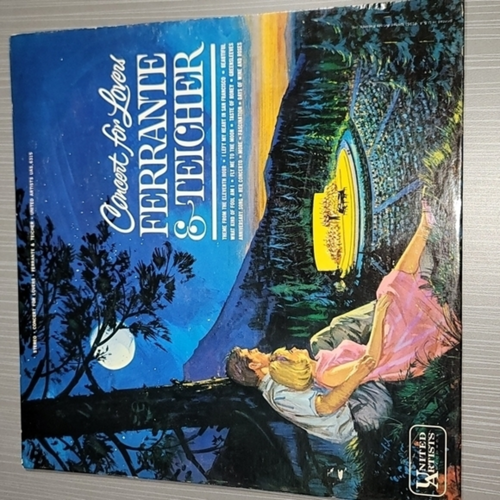 1963 Concert for‎ Lovers: Ferrante & Teicher Record. United Artist Records.